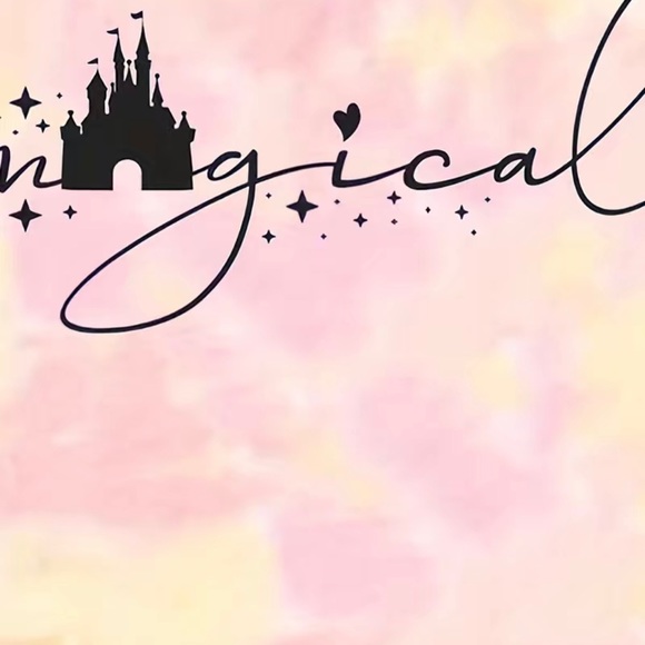 Disney Castle NWOT Tie-dye shirt - Picture 3 of 3